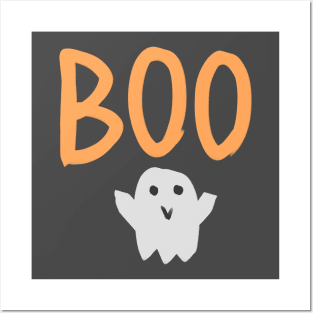 Boo Funny T-shirt Spooky Ghost Design For All Ages Posters and Art